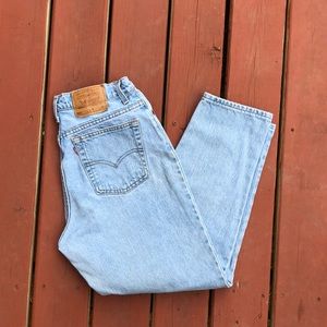 Made in USA Levi’s 550 tapered leg